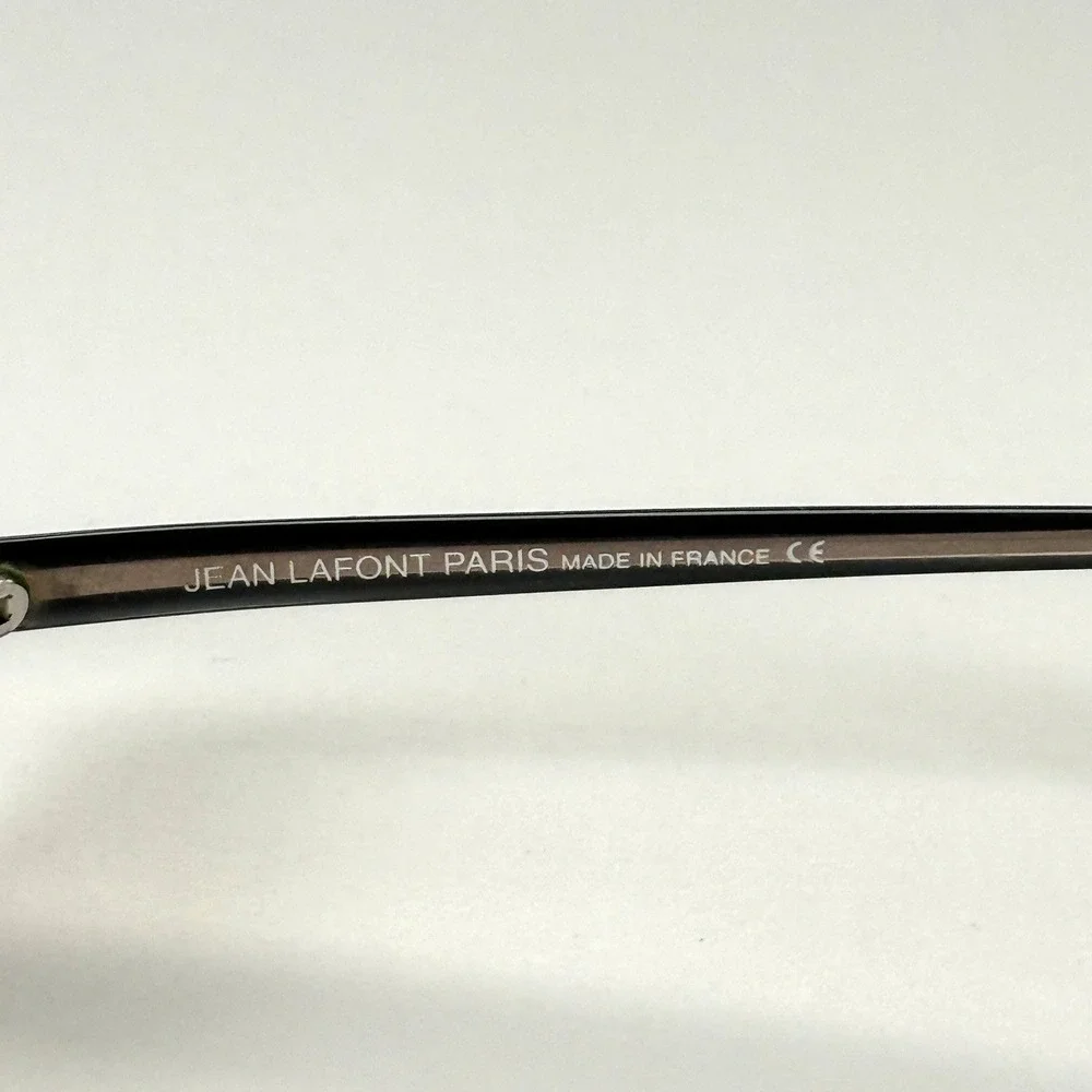 Jean Lafont Paris Bizarre 917 Eyeglasses Frame‎ Only 48-15-138 Black/Purple Oval